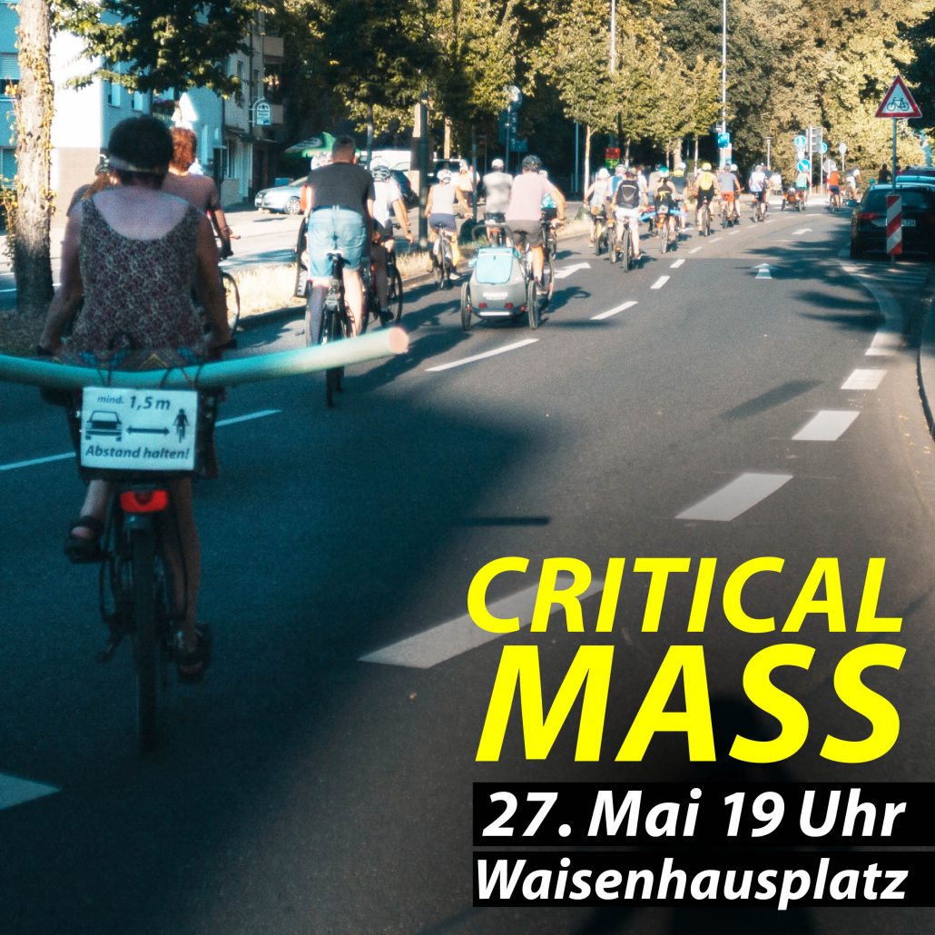 Sharepic für die Critical Mass am 27. Mai 2022