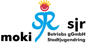Logo SJR Betriebs gGmbH Stadtjugendring Fachbereich moki (Mobile Kinderangebote)