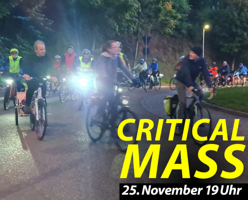 Sharepic für die Critical Mass am 25.11.2022