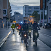 Critical Mass am 31.03.2023. Zurückrollen über die Westliche.