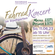 Sharepic für das Fahrradkonzert am 11.06.2023