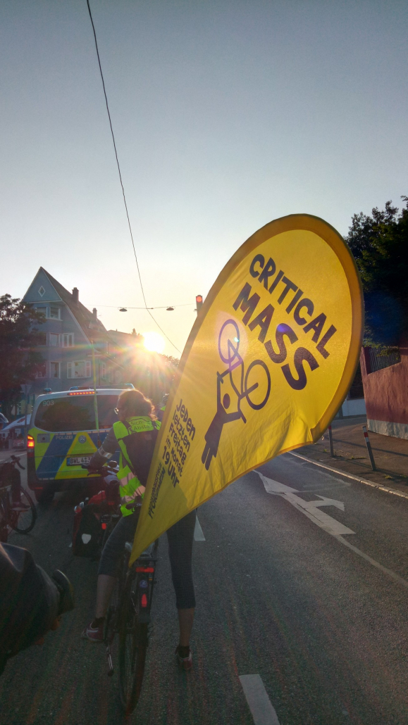 Streckenszene der Critical Mass am 26.05.2023