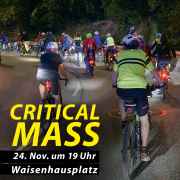 Sharepic für die Critical Mass Pforzheim am 24.11.2023