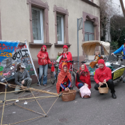 Critical Mass-Gruppe 2020 beim Faschingsumzug Dillweißenstein