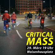 Sharepic für die Critical Mass Pforzheim am 29.03.2024