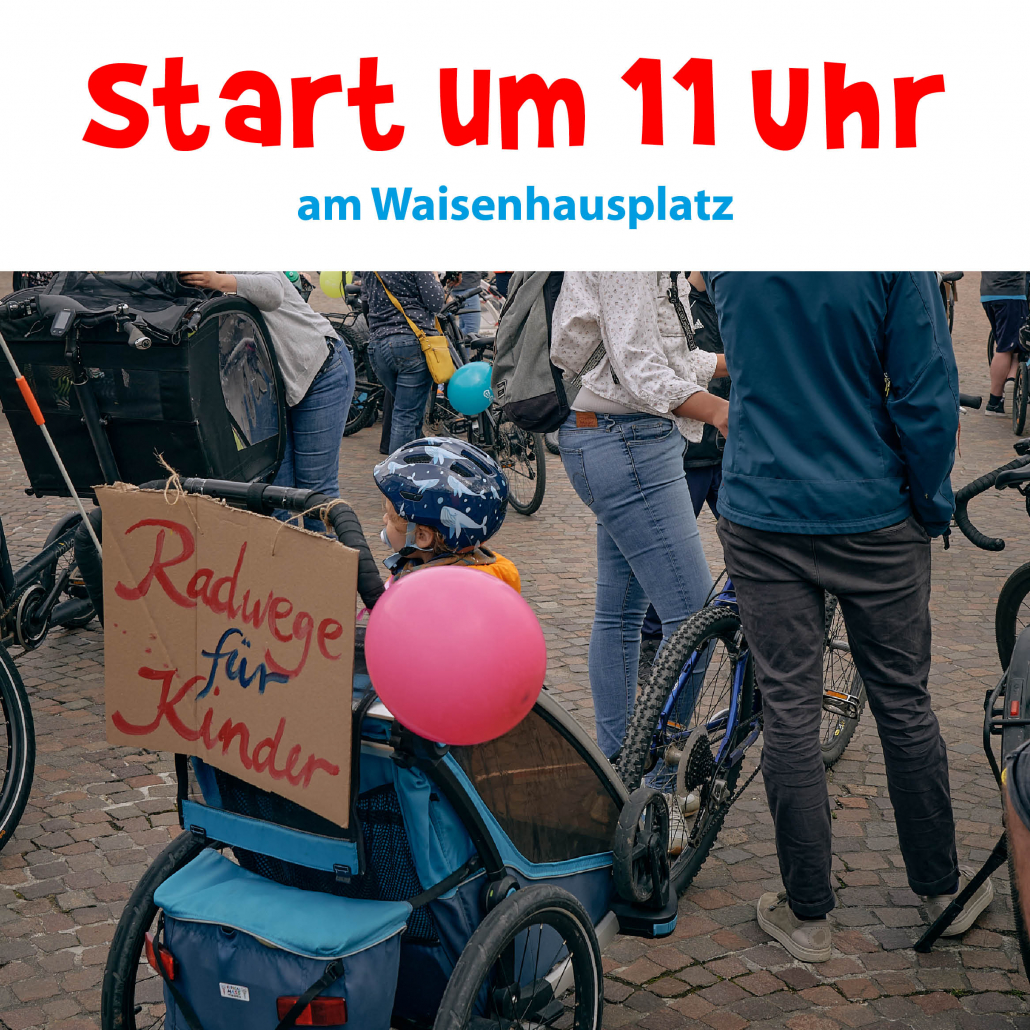 Sharepic für die Kidical Mass am 27. April 2024