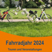Titelseite ADFC-Programmheft "Fahrradjahr 2024"