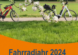 Titelseite ADFC-Programmheft "Fahrradjahr 2024"