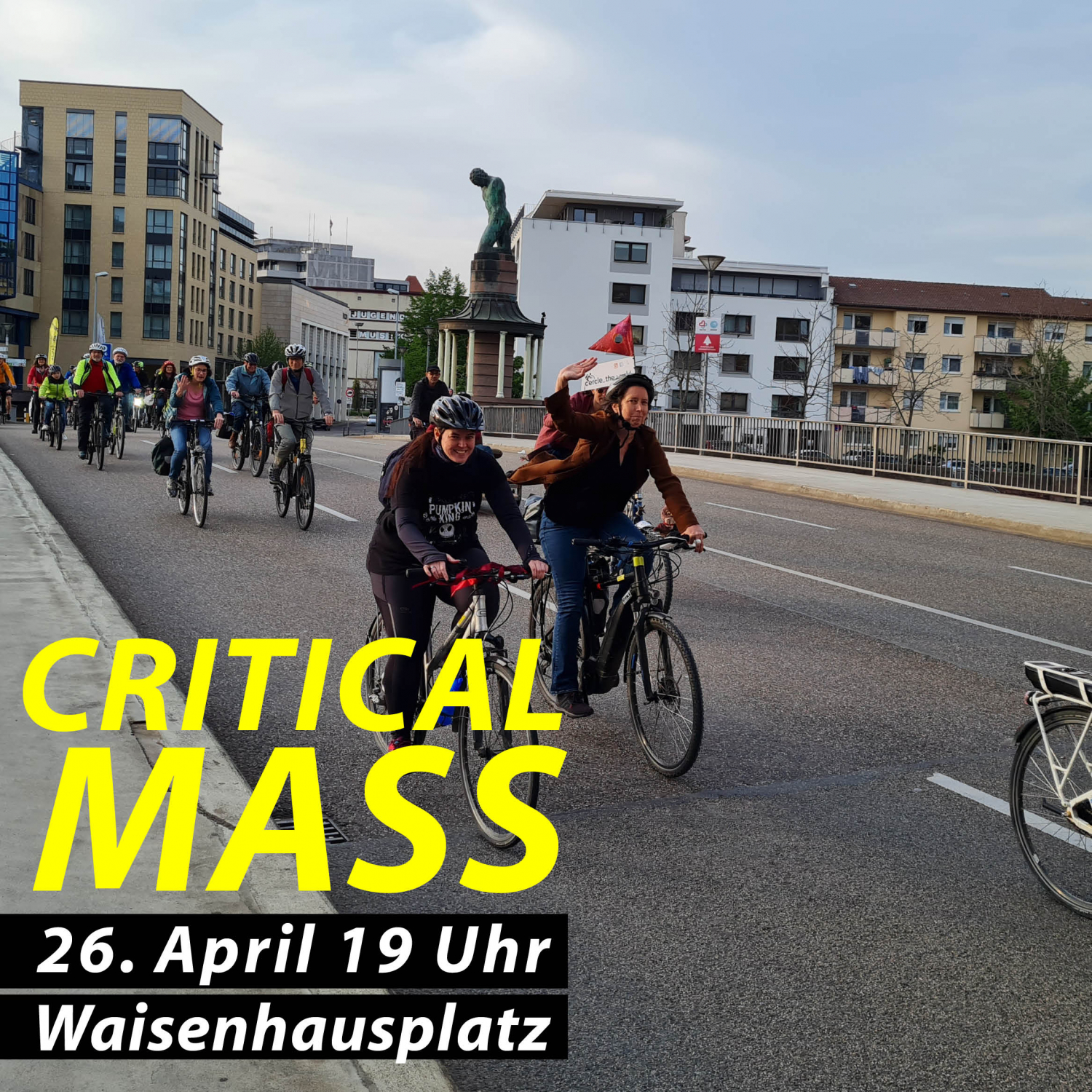 Sharepic für die Critical Mass Pforzheim am 26.04.2024