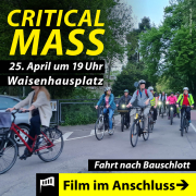 Sharepic für die Critical Mass Pforzheim am 25.04.2025