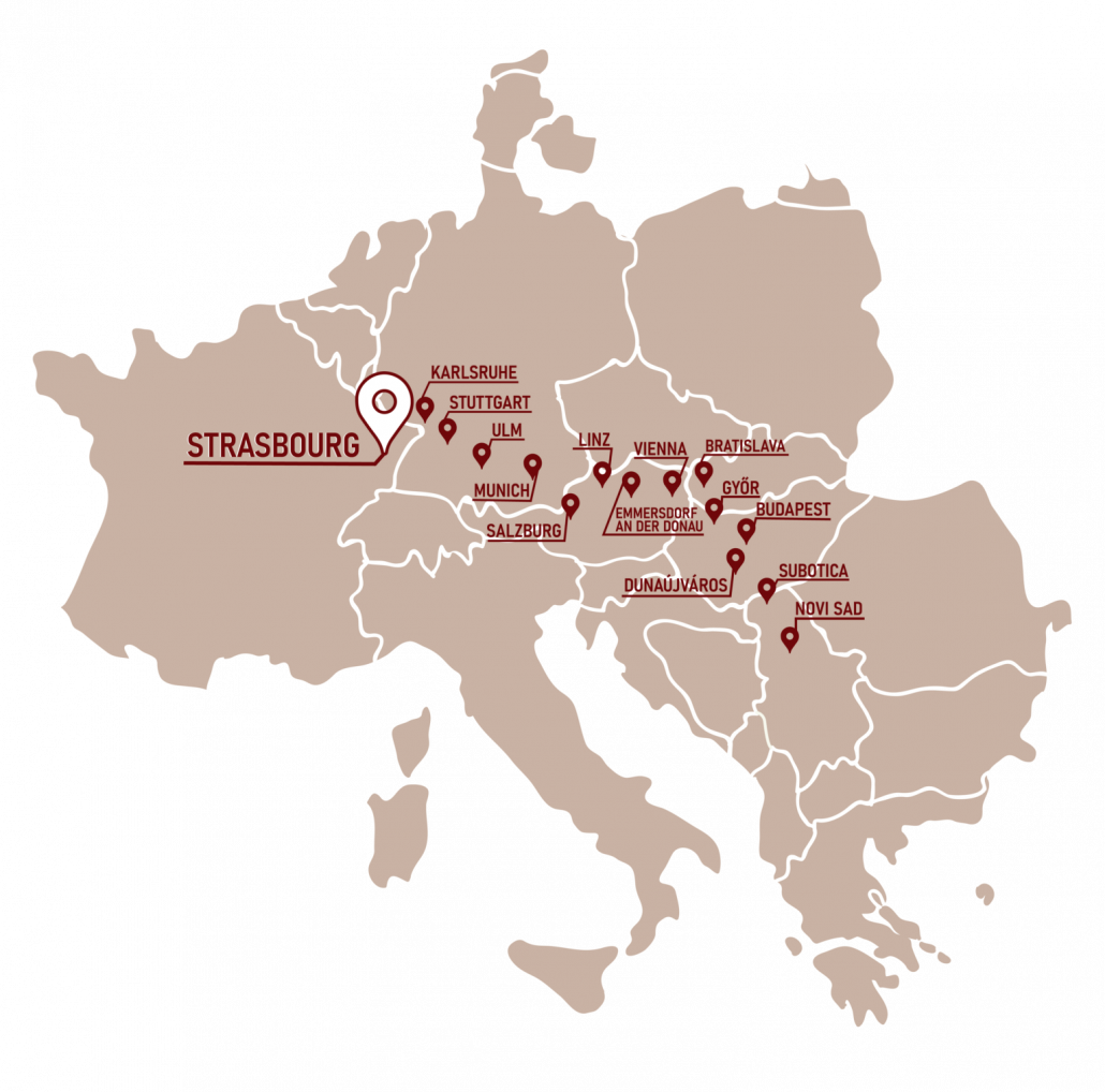 Strecke der "Tura do Strazbura"
