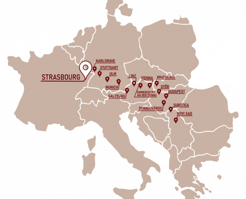 Strecke der "Tura do Strazbura"