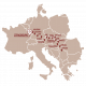 Strecke der "Tura do Strazbura"