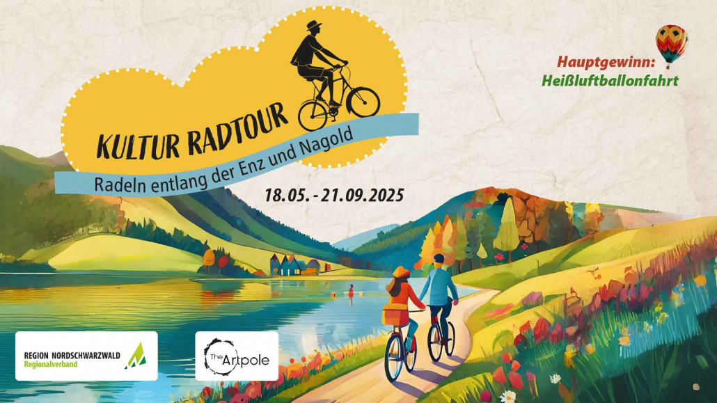 Sharepic für die Kultur-Radtour 2025 der Kulturregion Nordschwarzwald