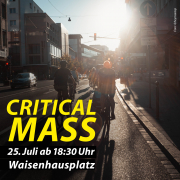 Sharepic für die Critical Mass Pforzheim am 25.07.2025