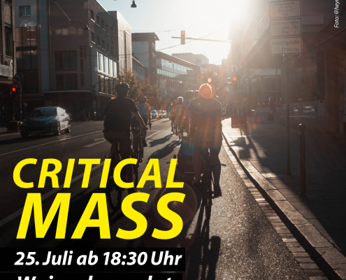 Sharepic für die Critical Mass Pforzheim am 25.07.2025