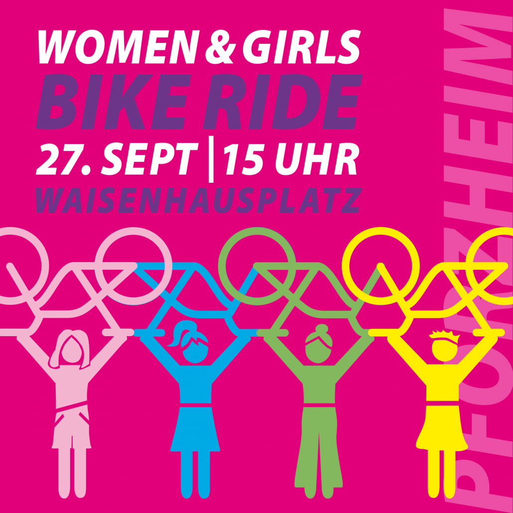 Sharepic für den Women & Girls Bike Ride Pforzheim am 27.09.2025