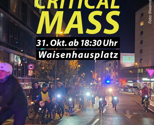 Sharepic für die Critical Mass Pforzheim am 31.10.2025