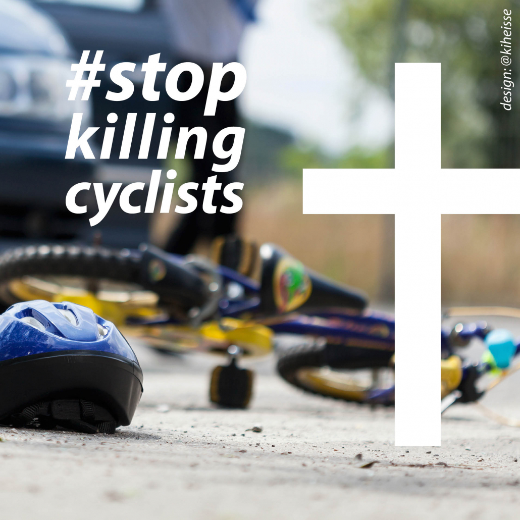 Sharepic #stopkillingcyclists
