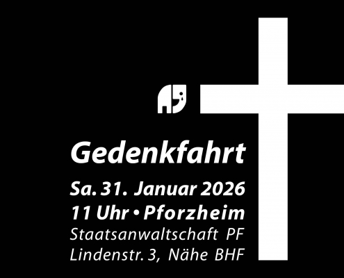 Sharepic für die Natenom-Gedenkfahrt am 31.01.2026 in Pforzheim