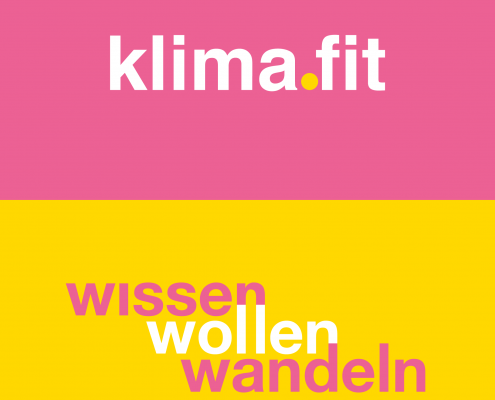 Werbemotiv für den klimafit-Kurs der vhs Pforzheim-Enzkreis