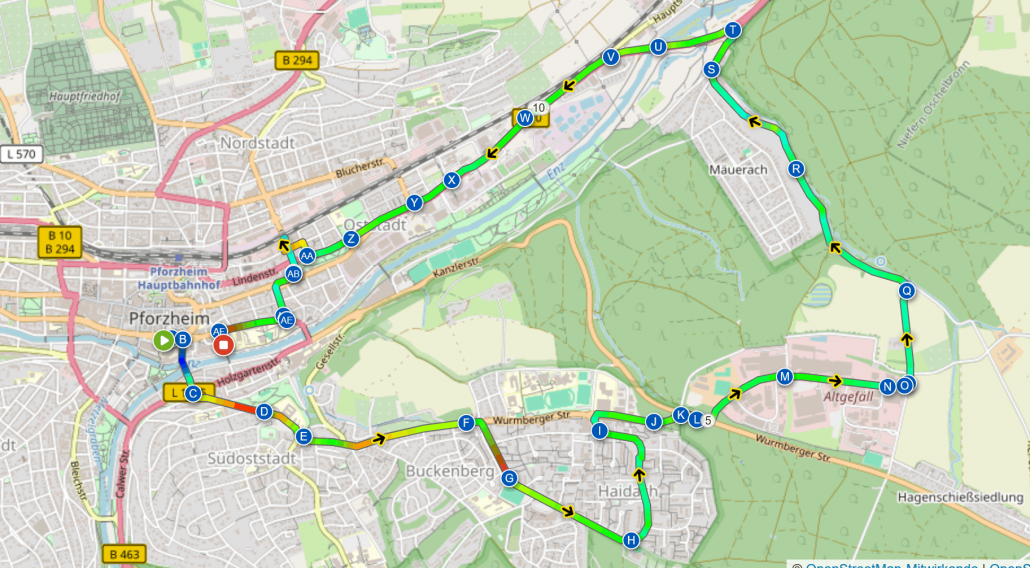 Route CM August