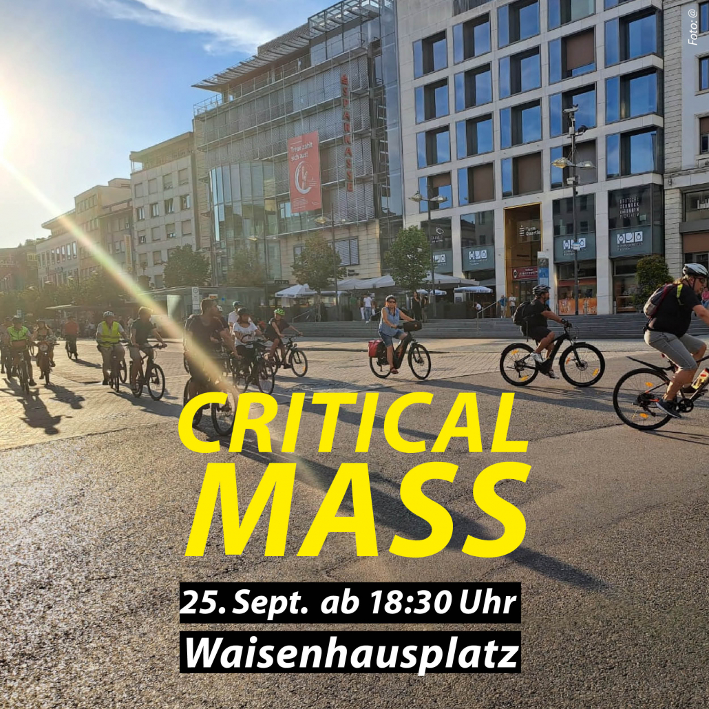 Sharepic für die Critical Mass Pforzheim am 25.09.2026
